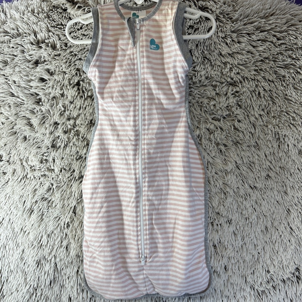 Love to Dream Swaddle Up Transition Bag Medium,‎ 13-18.5LBS Pink White Stripe